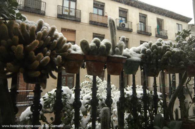 Vistas del Hostal Horizonte Madrid nevado. Snow Madrid 0573 Vistas del Hostal Horizonte Madrid nevado. Snow Madrid 0573